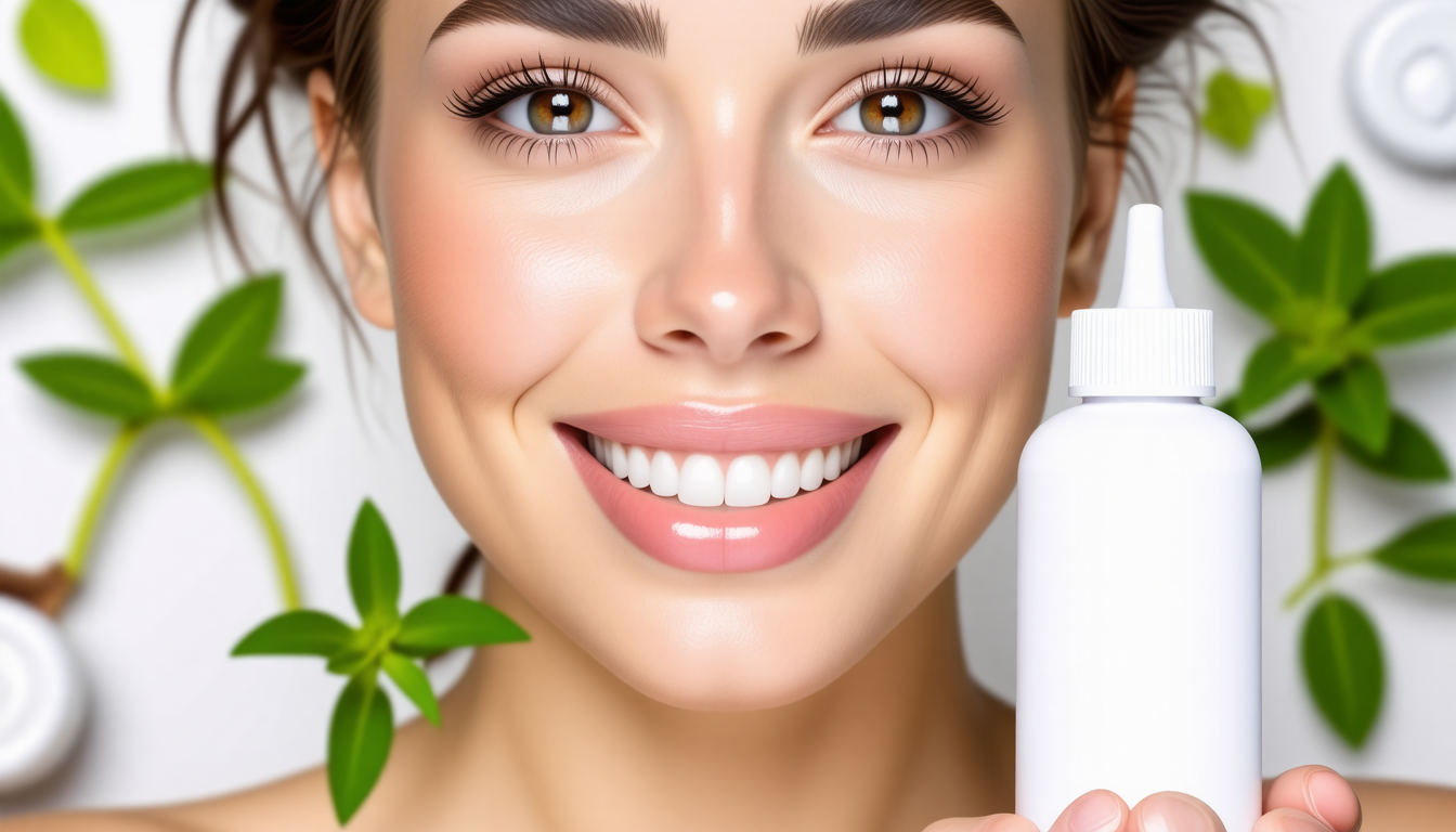 A clean dental-wellness scene with a healthy smile and natural oral-c… for prodentim amazon